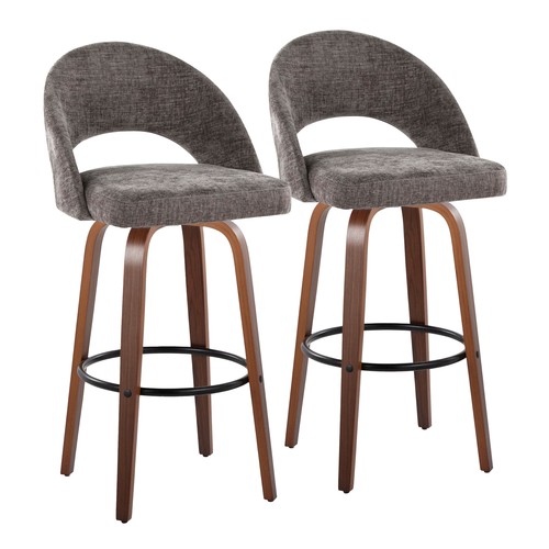 Renee Upholstered 30" Fixed-height Barstool - Set Of 2